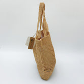 StrawWeave Handmade Raffia Tote Bag  Eco-Friendly Large Woven Summer Beach Bag for Women, French Vacation Casual Shoulder Handbag